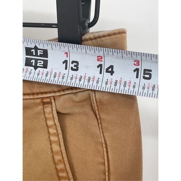 Anthropologie Chino Shorts Women Size 25 Brown Tan Relaxed Fit - Picture 4 of 13